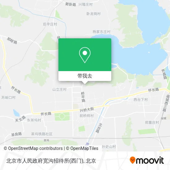 北京市人民政府宽沟招待所(西门)地图