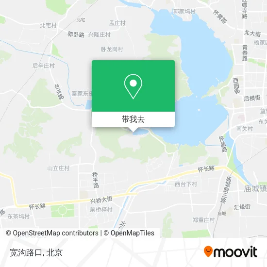 宽沟路口地图