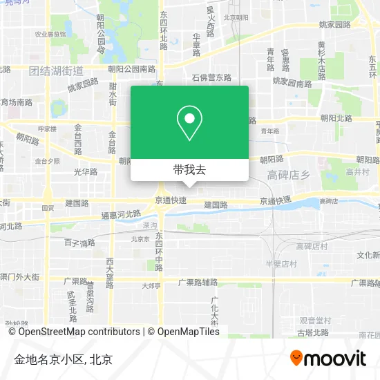 金地名京小区地图