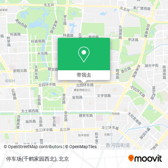 停车场(千鹤家园西北)地图