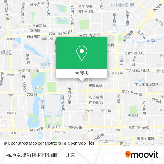 福地凰城酒店-四季咖啡厅地图