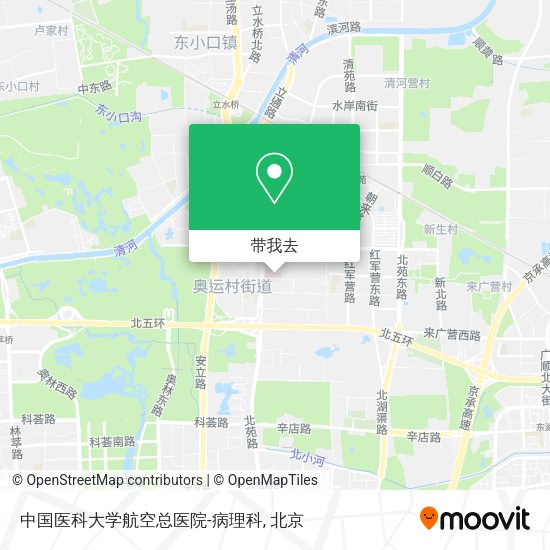 中国医科大学航空总医院-病理科地图