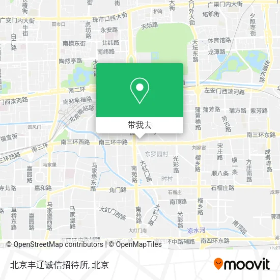 北京丰辽诚信招待所地图