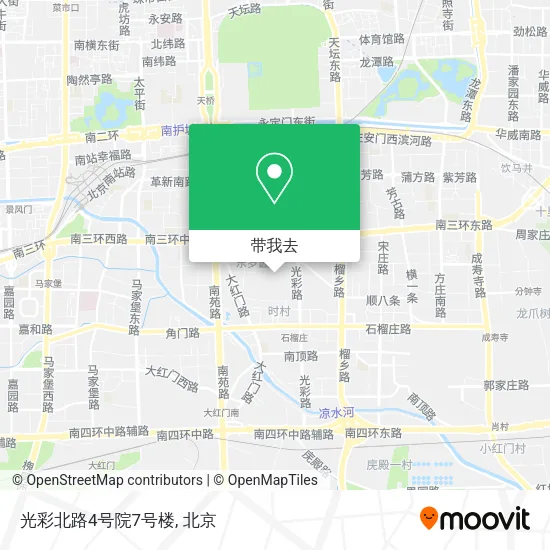 光彩北路4号院7号楼地图