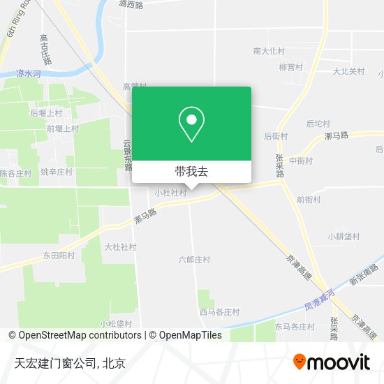 天宏建门窗公司地图