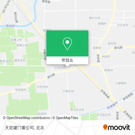 天宏建门窗公司地图