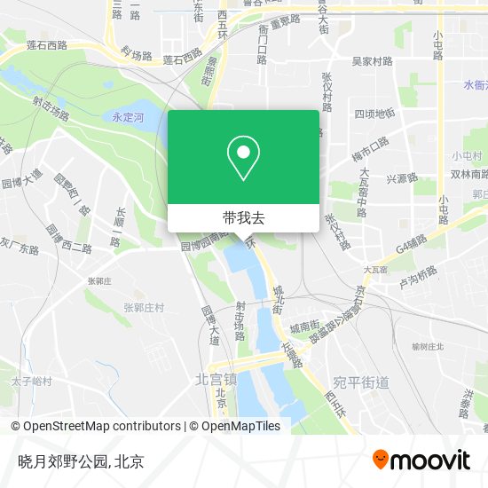 晓月郊野公园地图