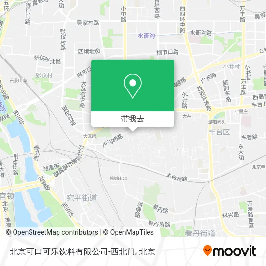 北京可口可乐饮料有限公司-西北门地图