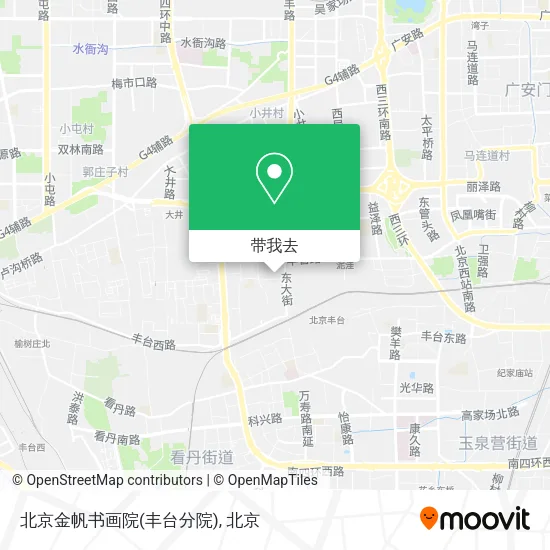 北京金帆书画院(丰台分院)地图