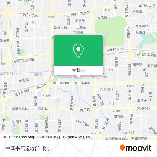 中国书店运输部地图
