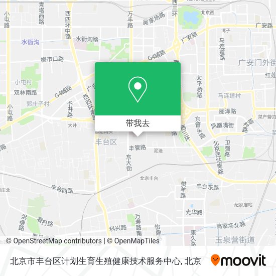 北京市丰台区计划生育生殖健康技术服务中心地图