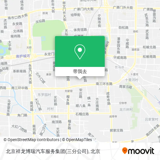 北京祥龙博瑞汽车服务集团(三分公司)地图
