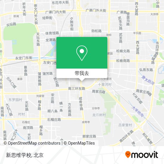 新思维学校地图