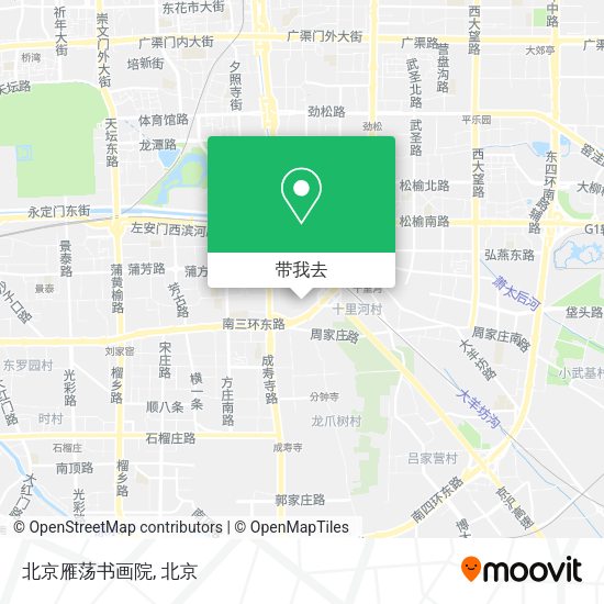 北京雁荡书画院地图