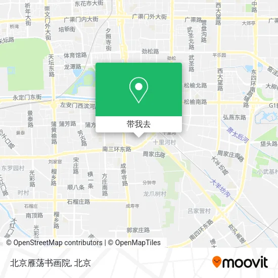 北京雁荡书画院地图