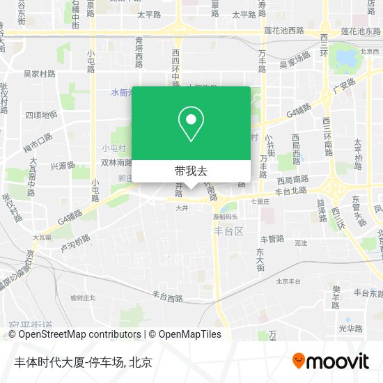 丰体时代大厦-停车场地图