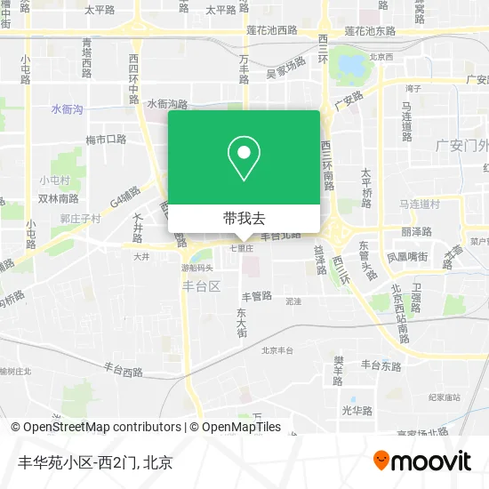 丰华苑小区-西2门地图