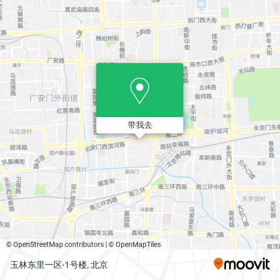 玉林东里一区-1号楼地图