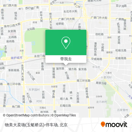 物美大卖场(玉蜓桥店)-停车场地图