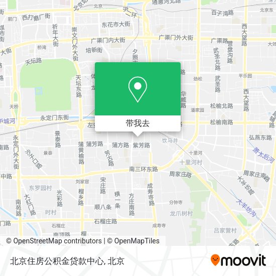 北京住房公积金贷款中心地图