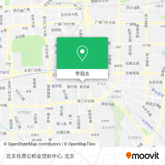 北京住房公积金贷款中心地图