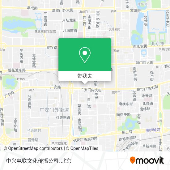 中兴电联文化传播公司地图