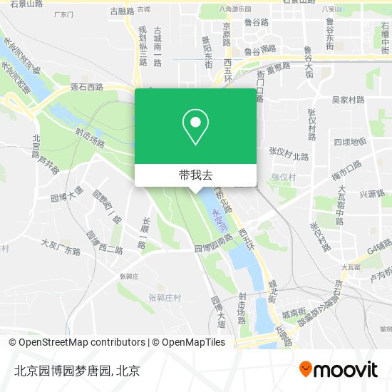 北京园博园梦唐园地图