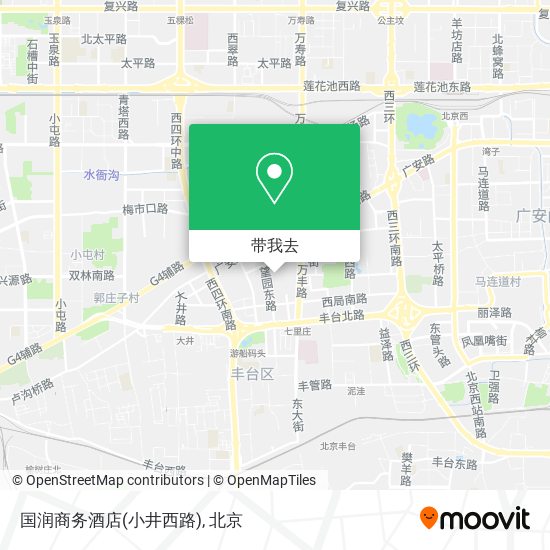 国润商务酒店(小井西路)地图
