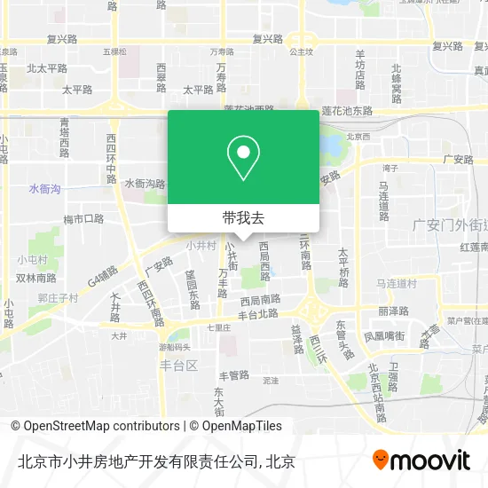 北京市小井房地产开发有限责任公司地图
