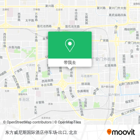 东方威尼斯国际酒店停车场-出口地图