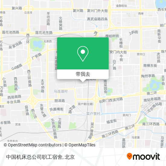 中国机床总公司职工宿舍地图