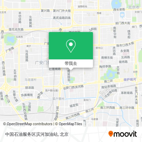 中国石油服务区滨河加油站地图
