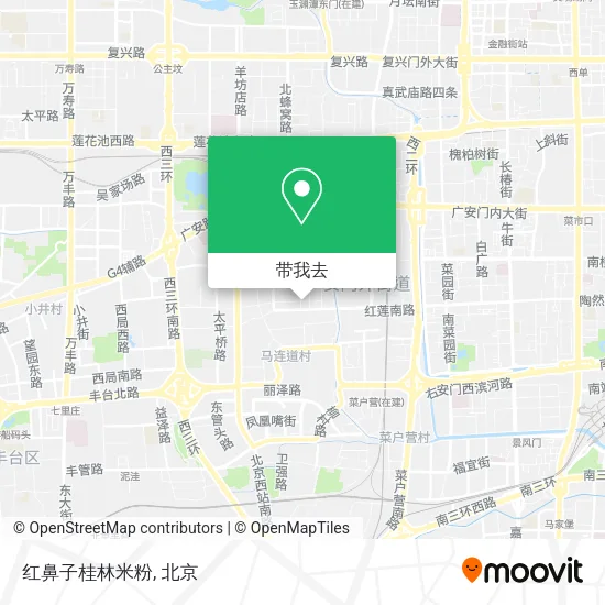 红鼻子桂林米粉地图