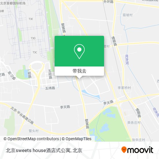 北京sweets house酒店式公寓地图
