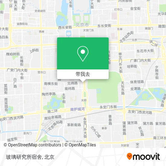 玻璃研究所宿舍地图