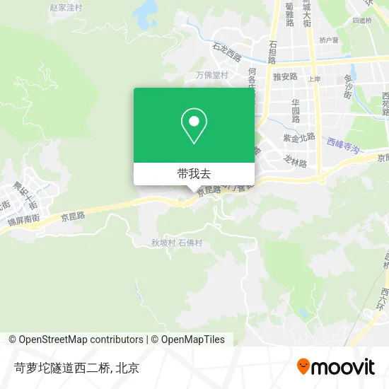 苛萝坨隧道西二桥地图