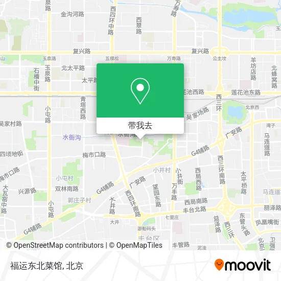 福运东北菜馆地图