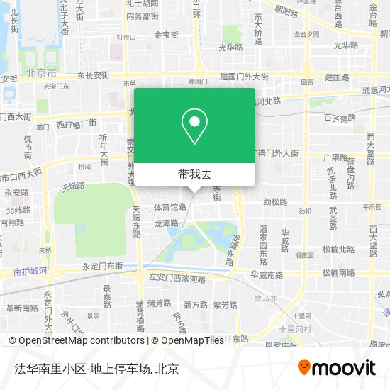 法华南里小区-地上停车场地图