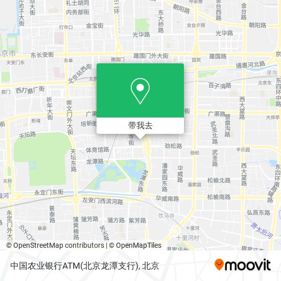 中国农业银行ATM(北京龙潭支行)地图