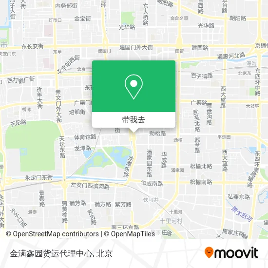 金满鑫园货运代理中心地图