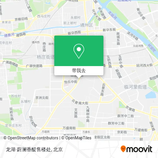 龙湖·蔚澜香醍售楼处地图