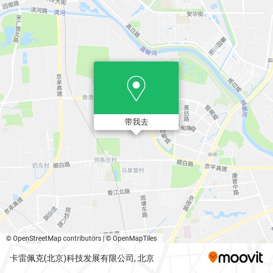 卡雷佩克(北京)科技发展有限公司地图
