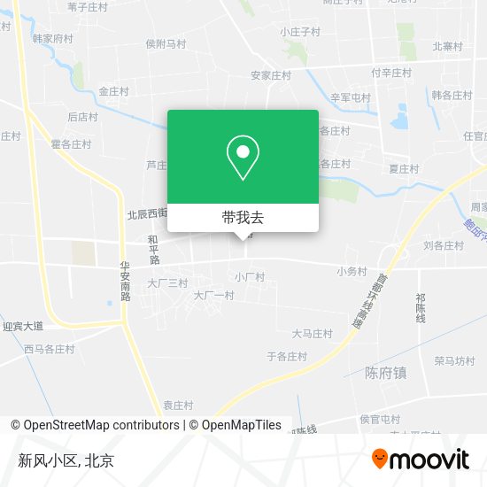 新风小区地图