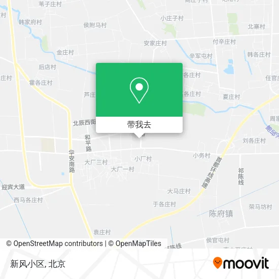新风小区地图