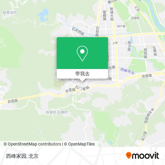 西峰家园地图