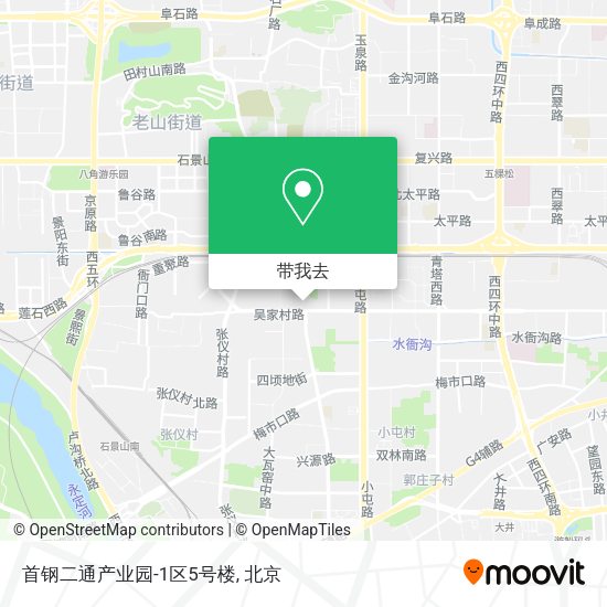 首钢二通产业园-1区5号楼地图