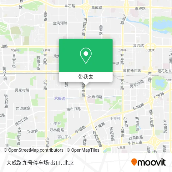 大成路九号停车场-出口地图
