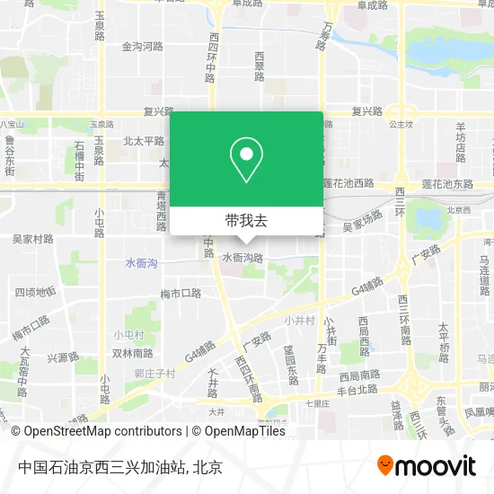 中国石油京西三兴加油站地图