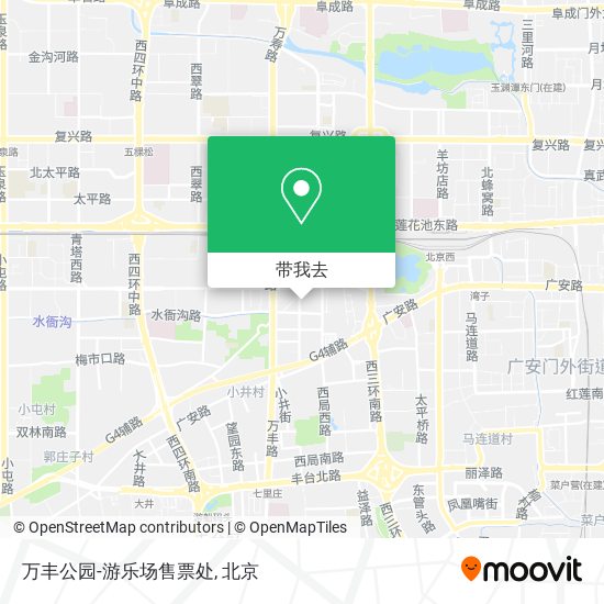 万丰公园-游乐场售票处地图