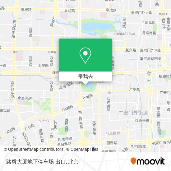 路桥大厦地下停车场-出口地图